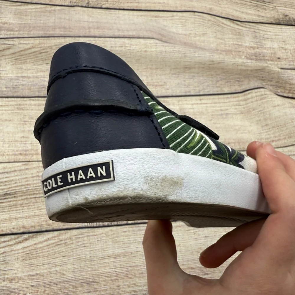 Cole Haan Green Leaf Print Women's Loafers - Picture 7 of 11